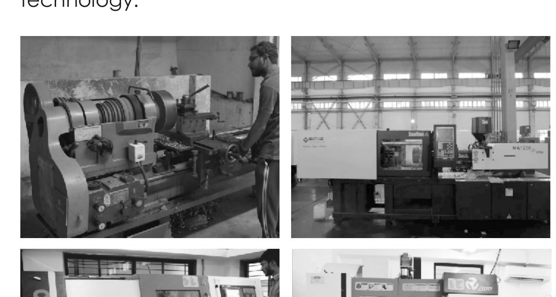 Precision machining floor at BROIL Sensotek